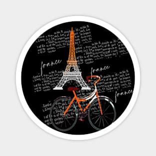 ciclismo francia vintage Magnet